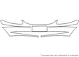 taurus Avery Dennison Clear Bra Bumper Precut PPF Diagram