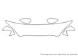 taurus 3M Clear Bra Hood Precut PPF Diagram