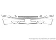 taurus 3M Clear Bra Bumper Precut PPF Diagram