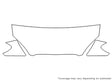 taurus 3M Clear Bra Hood Precut PPF Diagram