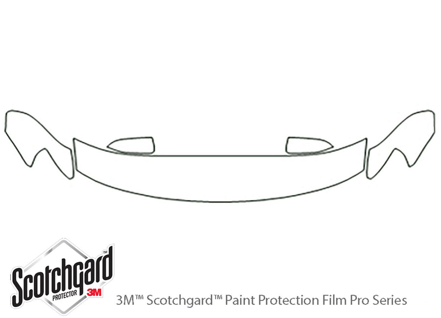 taurus 3M Clear Bra Hood Precut PPF Diagram