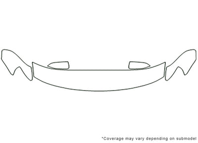 taurus 3M Clear Bra Hood Precut PPF Diagram