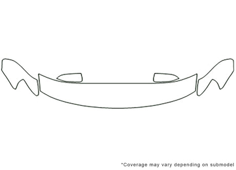 taurus 3M Clear Bra Hood Precut PPF Diagram