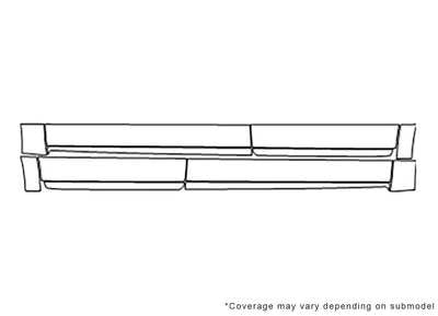 taurus Avery Dennison Clear Bra Door Cup Precut PPF Diagram