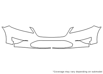 taurus 3M Clear Bra Bumper Precut PPF Diagram