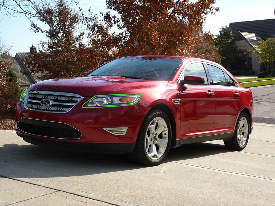 ford taurus 2010-2012 Headlight Protection Installation Location