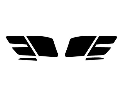 taurus Precut Tail Light Tint Diagram