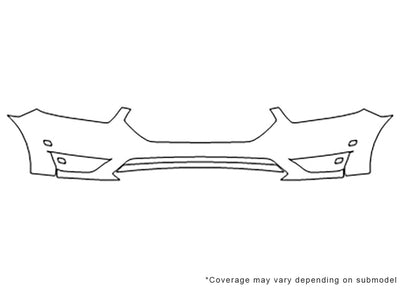 taurus 3M Clear Bra Bumper Precut PPF Diagram