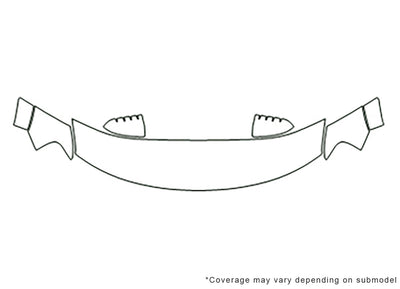 taurus x 3M Clear Bra Hood Precut PPF Diagram