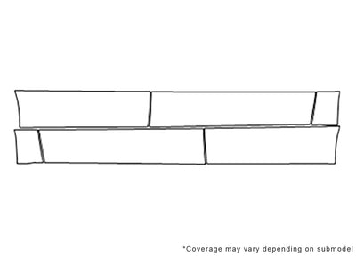 taurus x Avery Dennison Clear Bra Door Cup Precut PPF Diagram