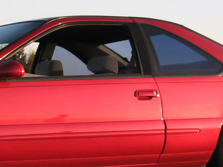 ford thunderbird 1990-1997 Matte Black Pillar Cover Diagram
