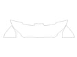transit 3M Clear Bra Hood Precut PPF Diagram