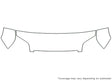 transit connect 3M Clear Bra Hood Precut PPF Diagram