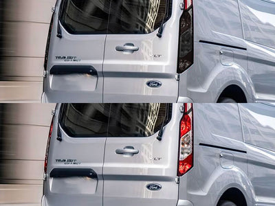 transit connect Before and After Smoked Taillights