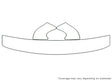 windstar 3M Clear Bra Hood Precut PPF Diagram
