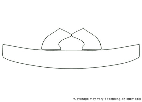 windstar 3M Clear Bra Hood Precut PPF Diagram