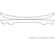 windstar 3M Clear Bra Bumper Precut PPF Diagram