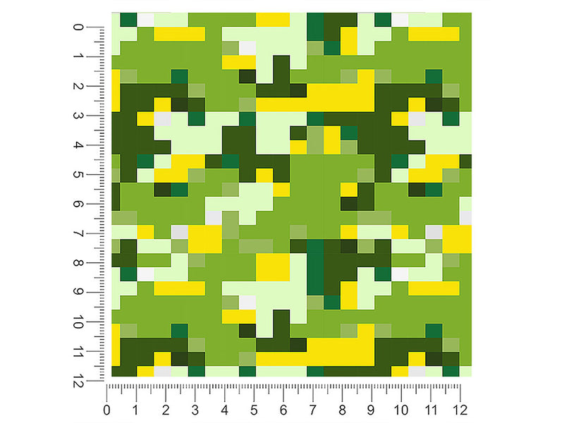 foreign jungle pixel 1ft x 1ft Craft Sheets