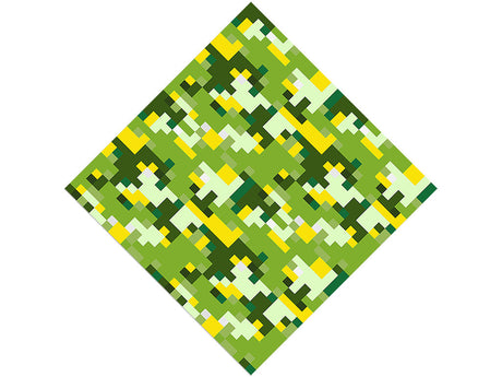 Foreign Jungle Pixel Vinyl Wrap Pattern
