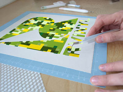 foreign jungle pixel Easy Weed Craft Vinyl
