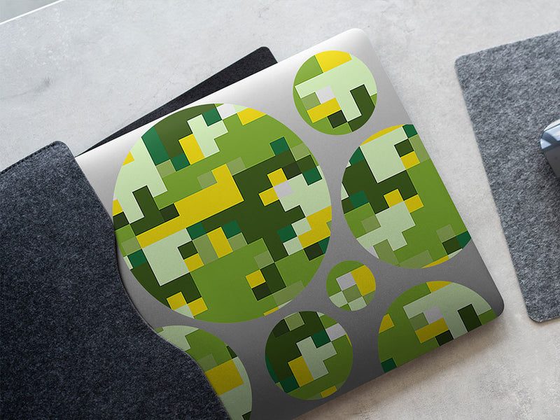 foreign jungle pixel DIY Laptop Stickers