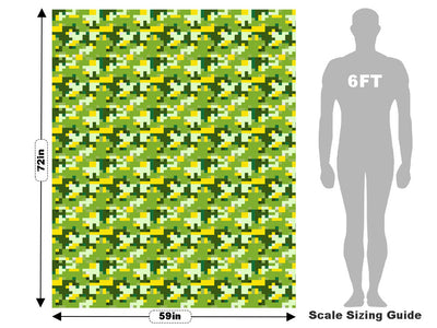 Foreign Jungle Pixel Vehicle Wrap Scale~Rwraps Series 914 Foreign Jungle Pixel Measurements~1