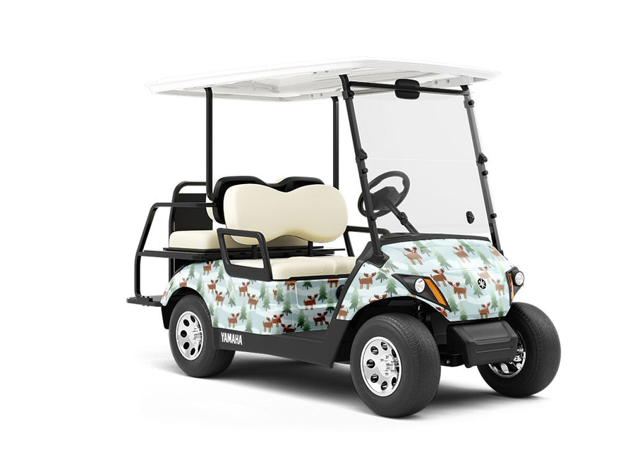 Forest Ambassador Animal Wrapped Golf Cart