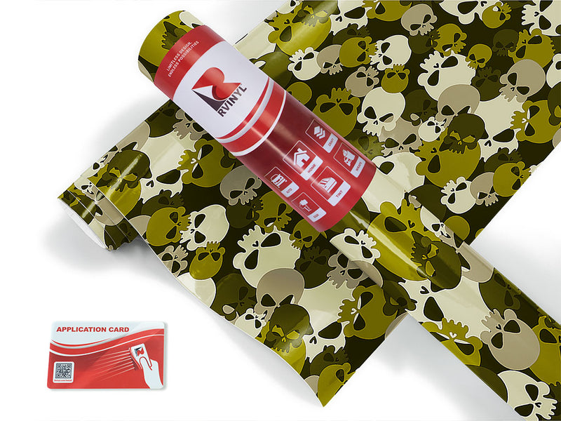 forest calvaria skull and bones Craft Vinyl Roll
