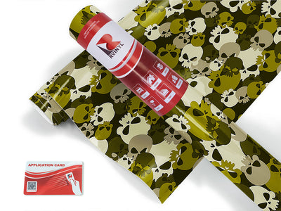 forest calvaria skull and bones Craft Vinyl Roll