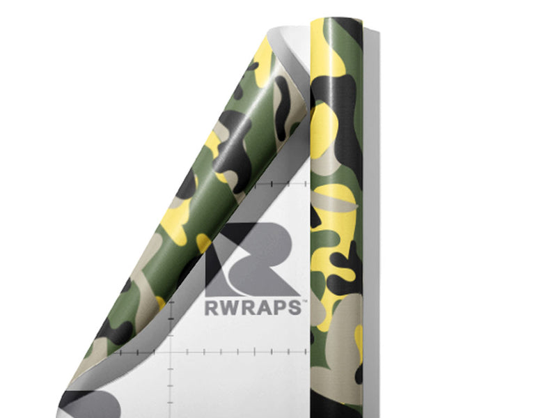 Forest Costume Camouflage Wrap Film Sheets~Rwraps Series 914 Forest Costume Camouflage Scrolled Sheet~3