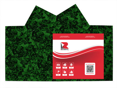 forest flecktarn camouflage Craft Vinyl Sheet Pack