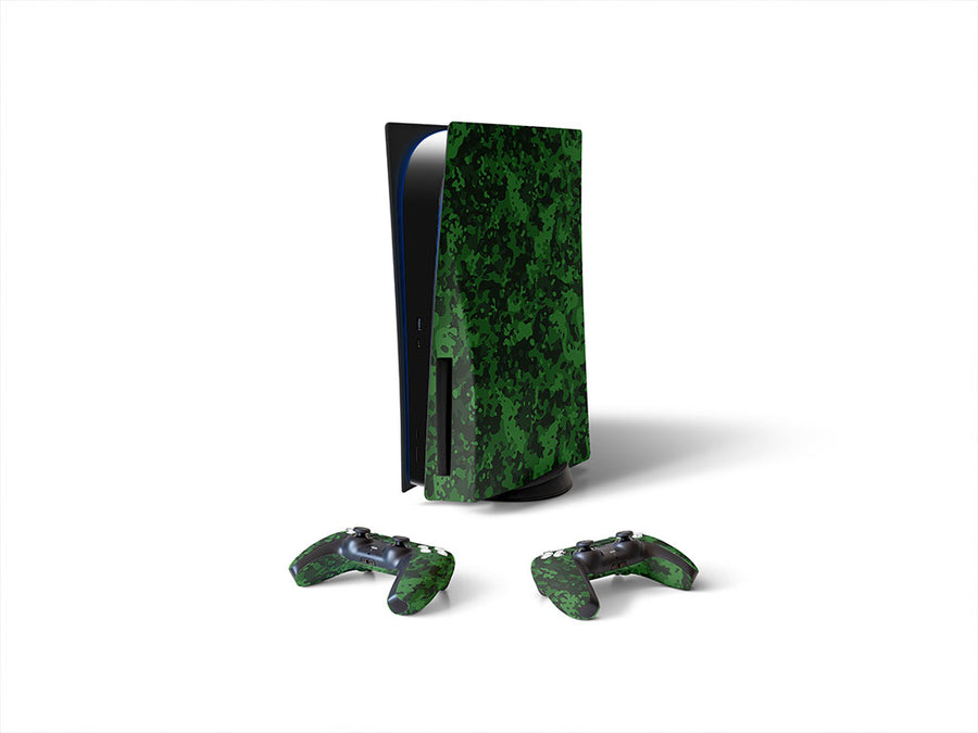 forest flecktarn camouflage Sony PS5 DIY Skin