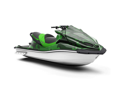 Forest Flecktarn Camouflage Jet Ski Vinyl Customized Wrap