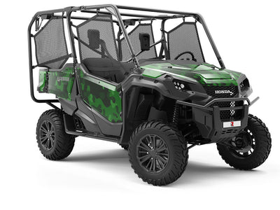 Forest Flecktarn Camouflage Utility Vehicle Vinyl Wrap
