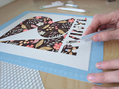 forest floor floral Easy Weed Craft Vinyl