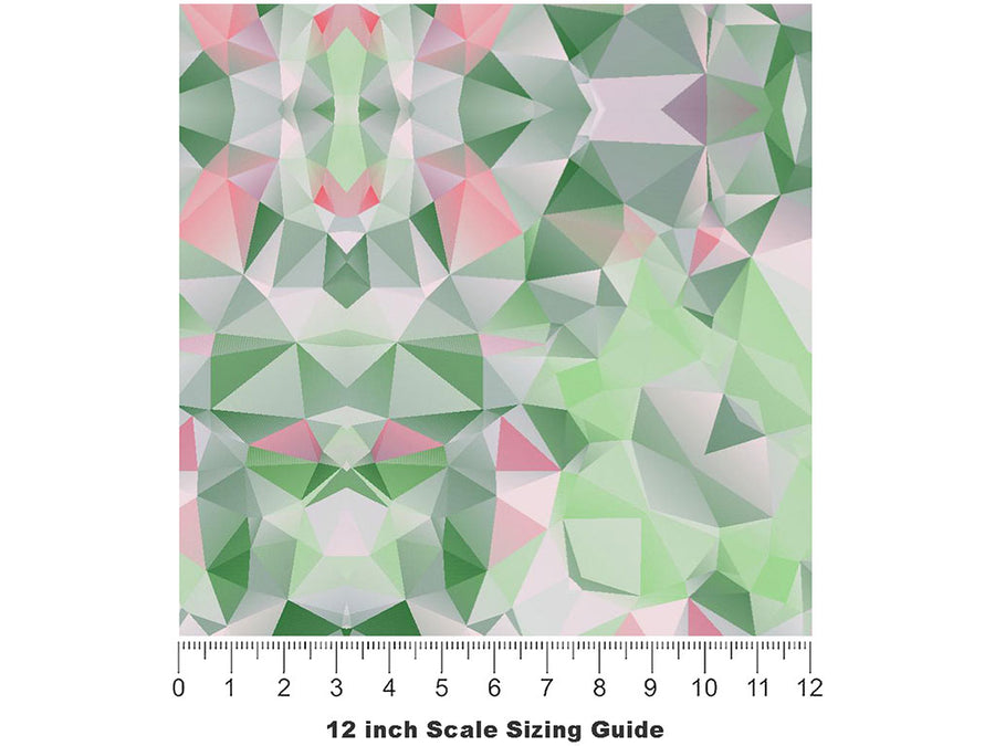 Forest Floor Tile Vinyl Film Pattern Size 12 inch Scale~Rwraps Forest Floor Tile Sizing Chart~3