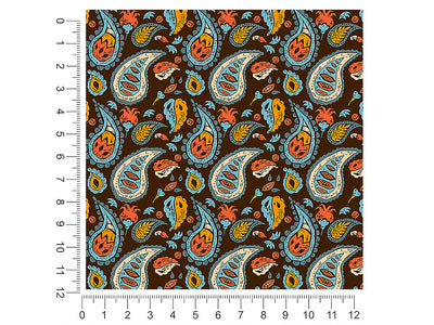 forest floor paisley 1ft x 1ft Craft Sheets