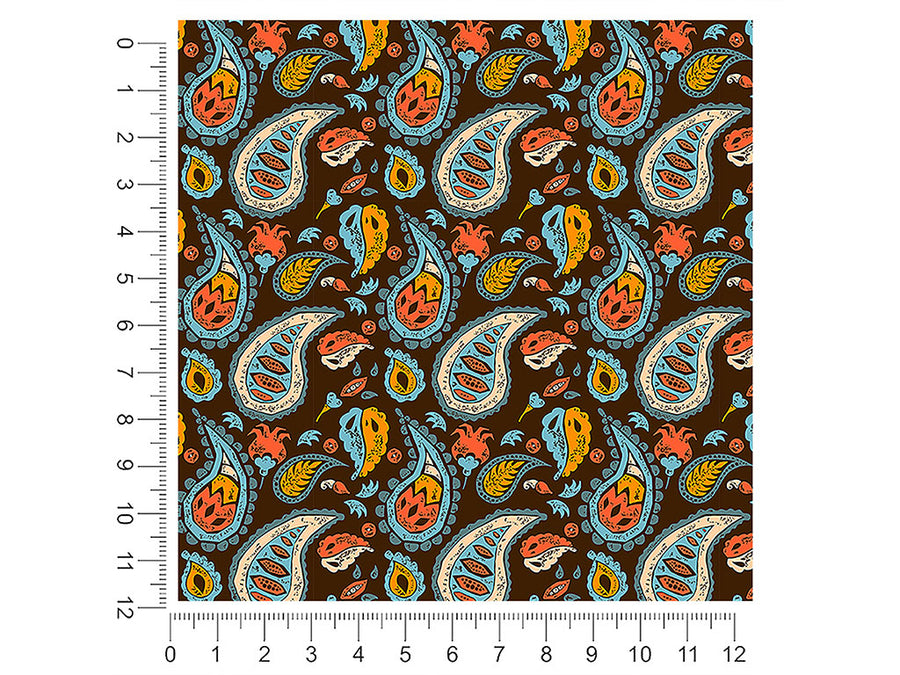 forest floor paisley 1ft x 1ft Craft Sheets