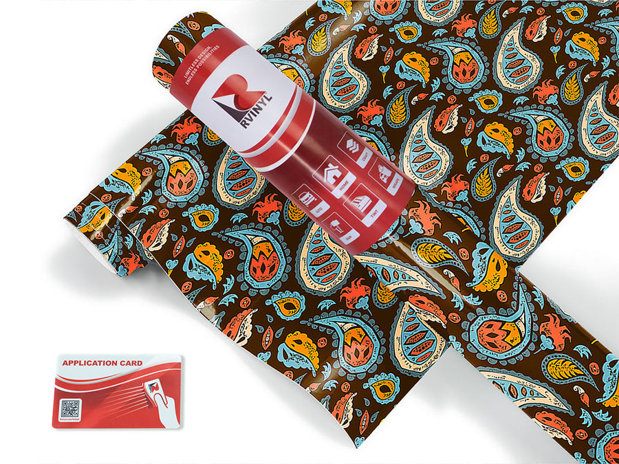 forest floor paisley Craft Vinyl Roll