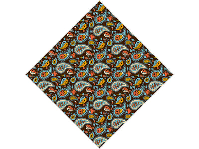 Forest Floor Paisley Vinyl Wrap Pattern