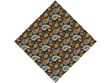 Forest Floor Paisley Vinyl Wrap Pattern