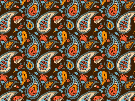 Forest Floor Paisley Vinyl Wrap Pattern~Rwraps Series 914 Digitally Printed Vinyl Wrap~0