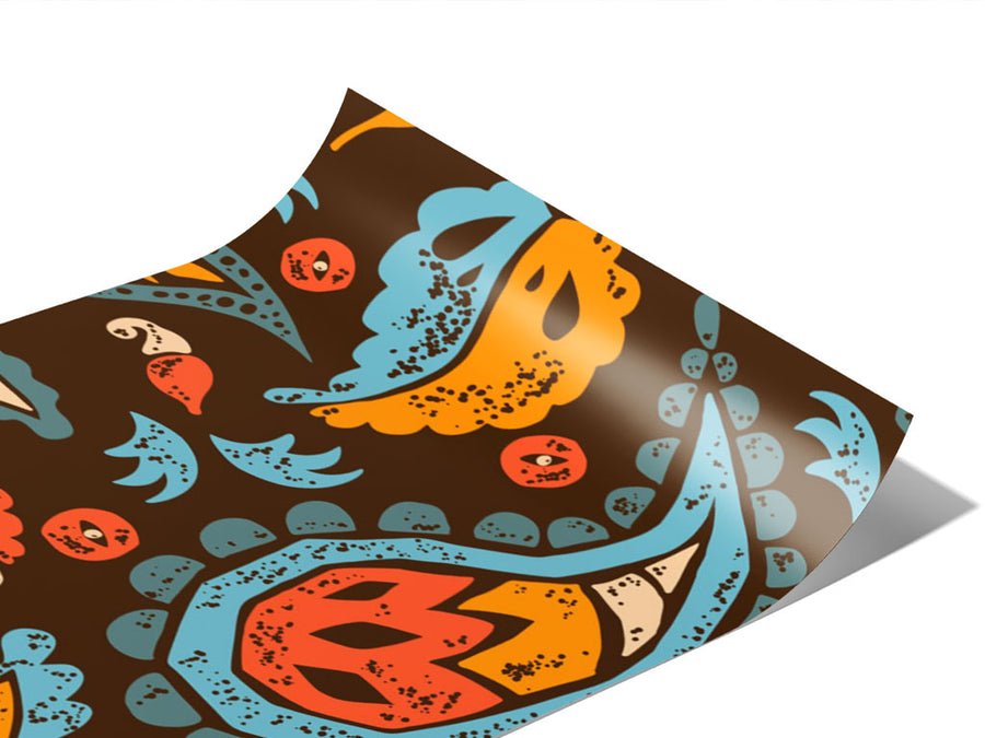 Forest Floor Paisley Vinyl Wraps~Rwraps Series 914 Digitally Printed Vinyl Wrap~0