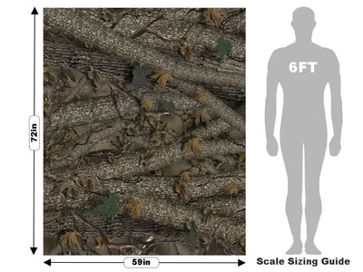 Forest Green Camouflage Vehicle Wrap Scale~Rwraps Series 914 Forest Green Camouflage Measurements~1
