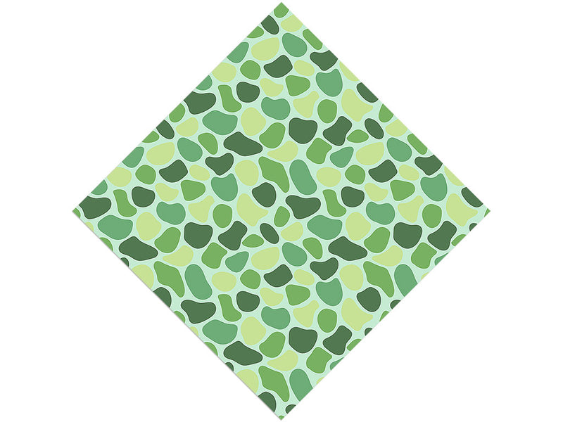 Forest Green Cobblestone Vinyl Wrap Pattern