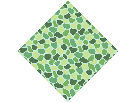 Forest Green Cobblestone Vinyl Wrap Pattern