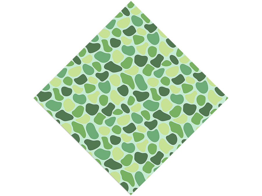 Forest Green Cobblestone Vinyl Wrap Pattern