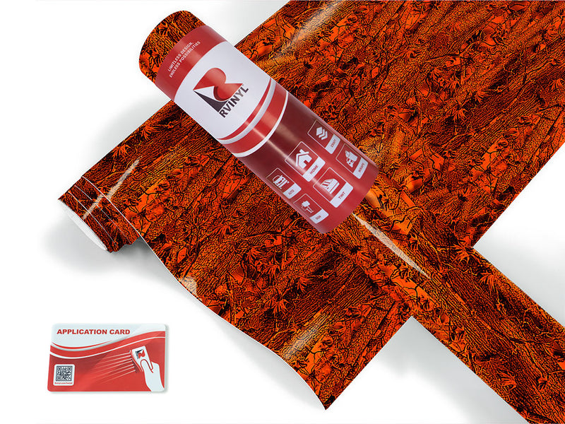 forest inferno camouflage Craft Vinyl Roll