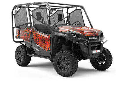 Forest Inferno Camouflage Utility Vehicle Vinyl Wrap