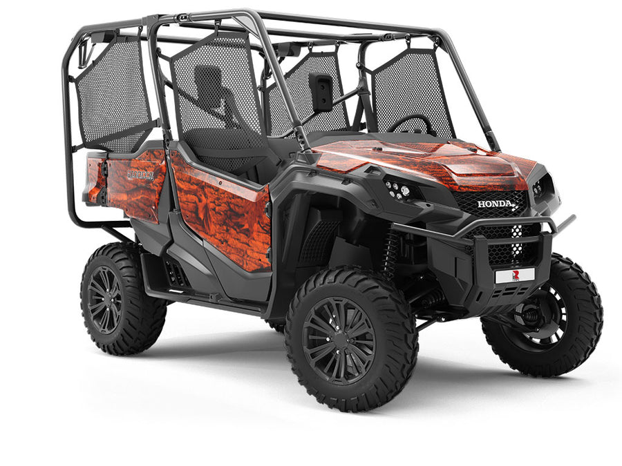 Forest Inferno Camouflage Utility Vehicle Vinyl Wrap
